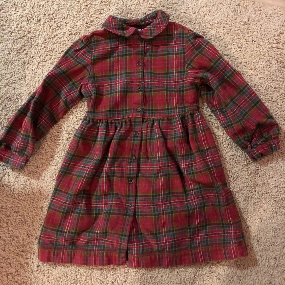 Ralph Lauren girls flannel dress size4